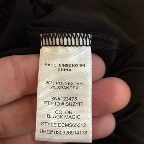 Ellen Tracy Black Wide-Leg Pants with Pocket Detail Xl Corpcore Dark Academia - Picture 10 of 13